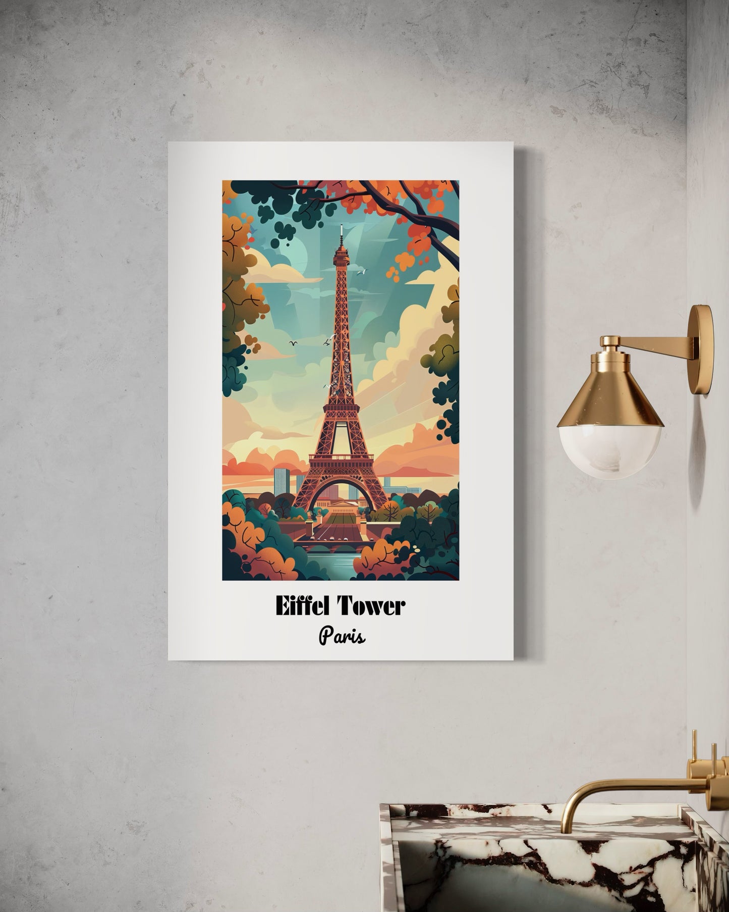 Eiffel Tower, Paris - Matte Vertical Posters