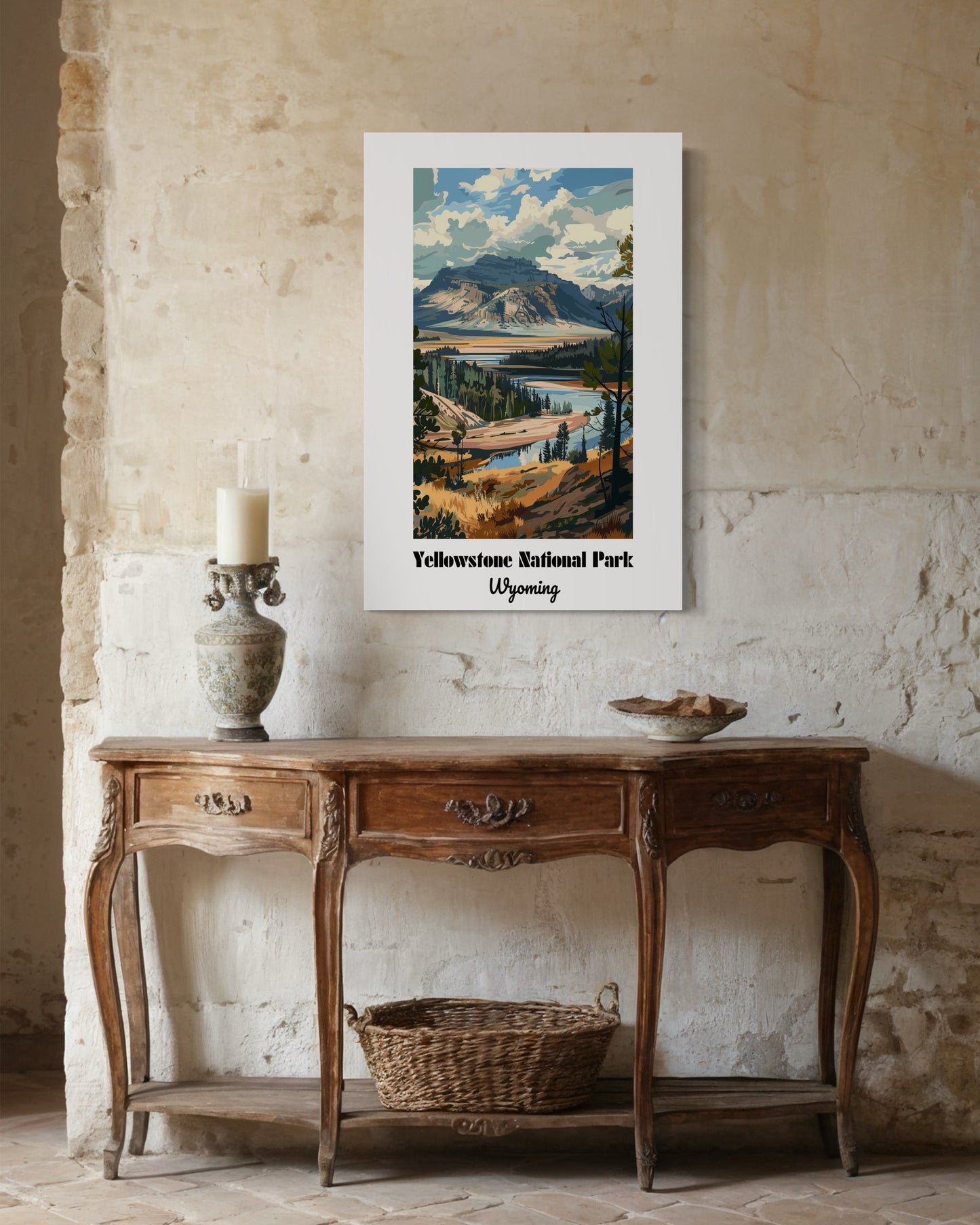 Yellowstone National Park, Wyoming - Matte Vertical Posters