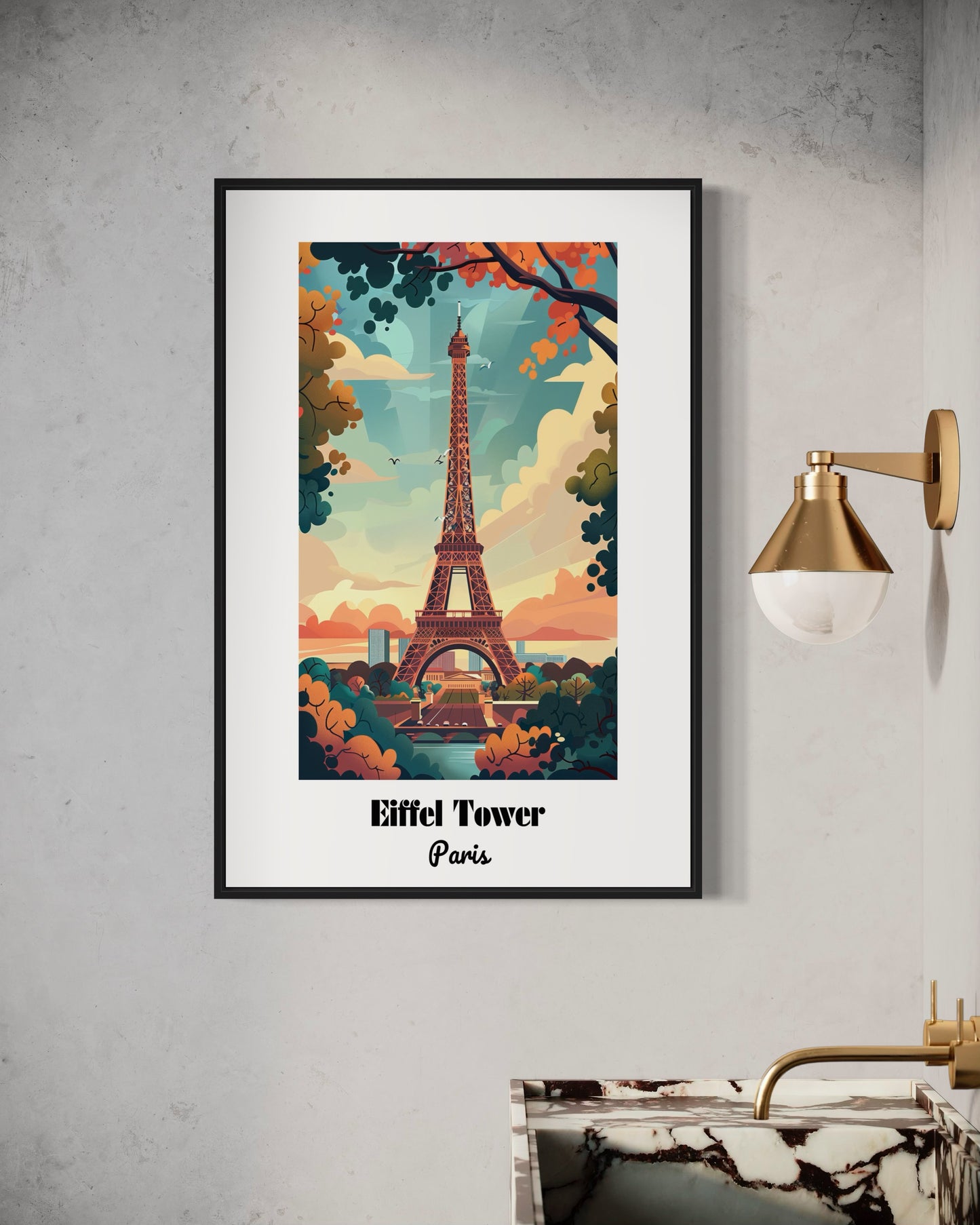 Eiffel Tower, Paris - Framed Posters