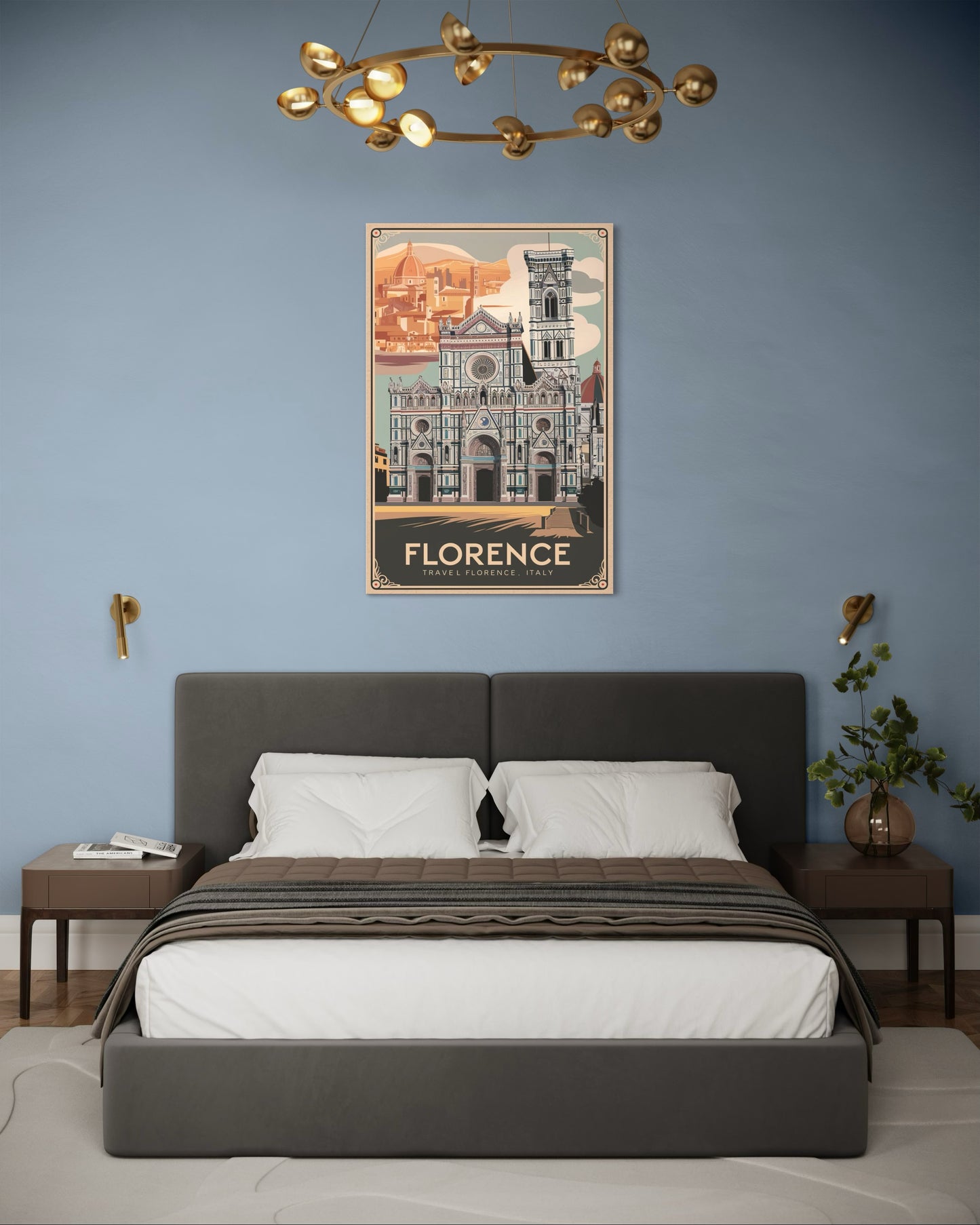 Vintage Florence Poster - Matte Vertical Posters
