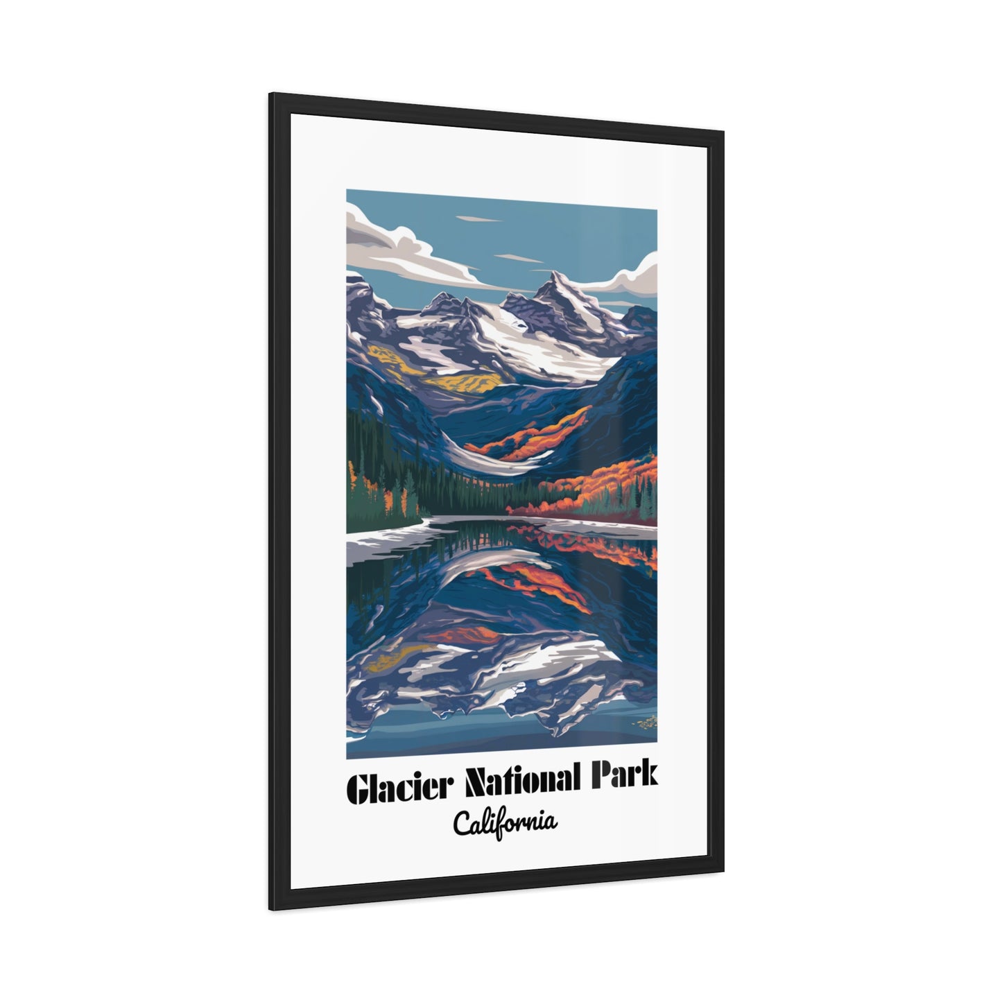 Glacier National Park, California - Framed Posters