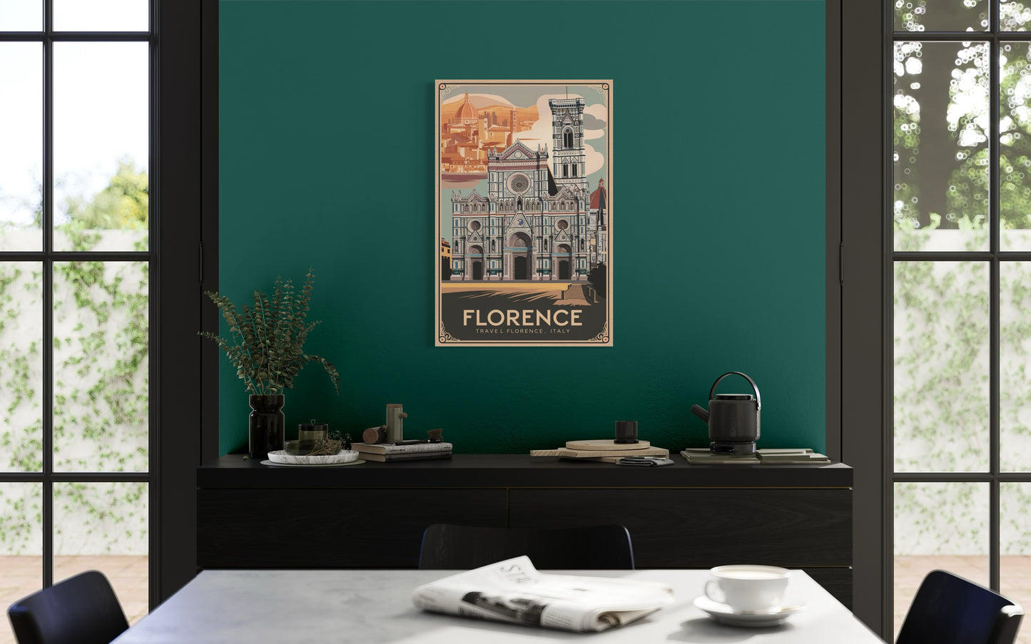 Vintage Florence Poster - Matte Vertical Posters