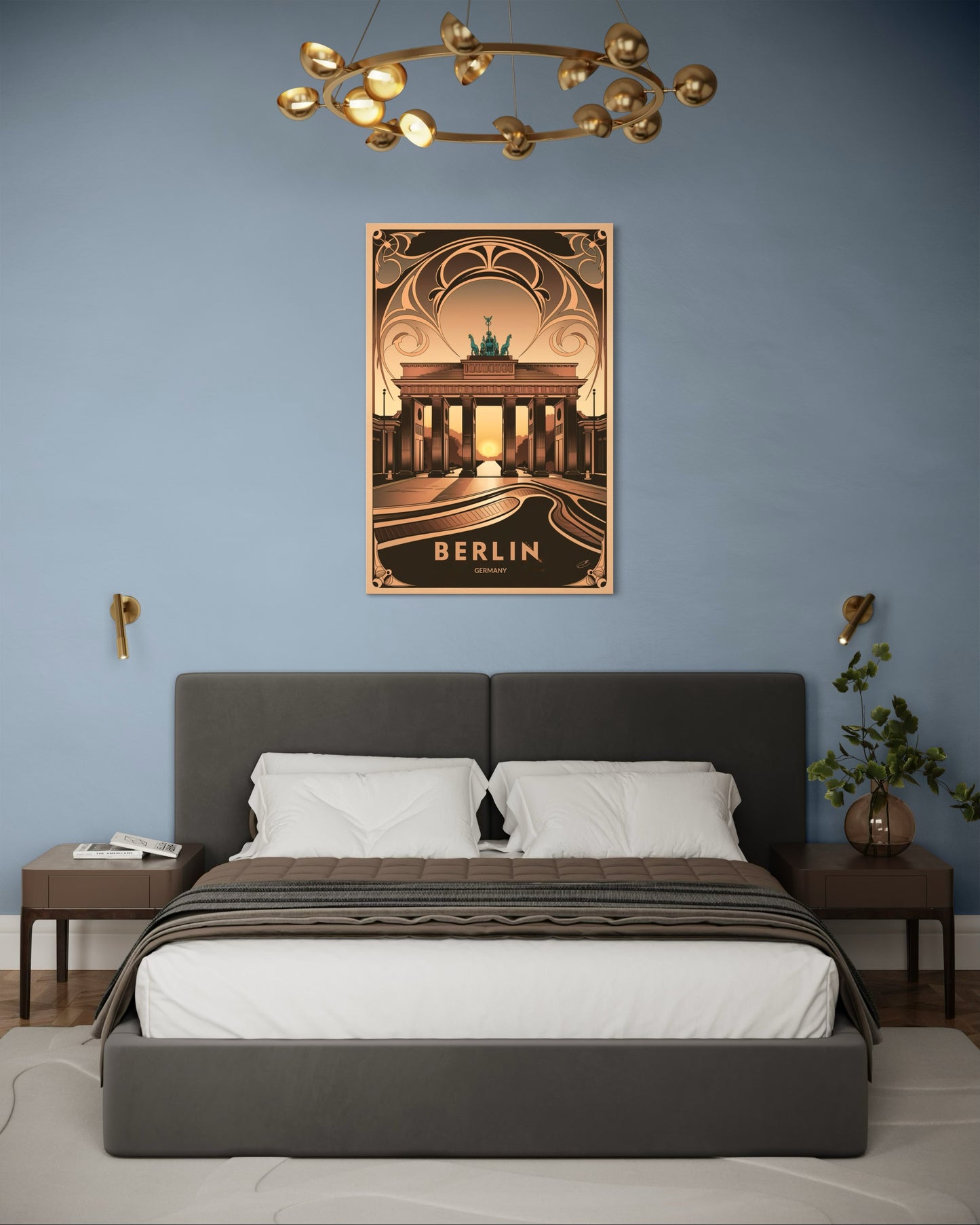 Vintage Berlin Poster - Matte Vertical Posters