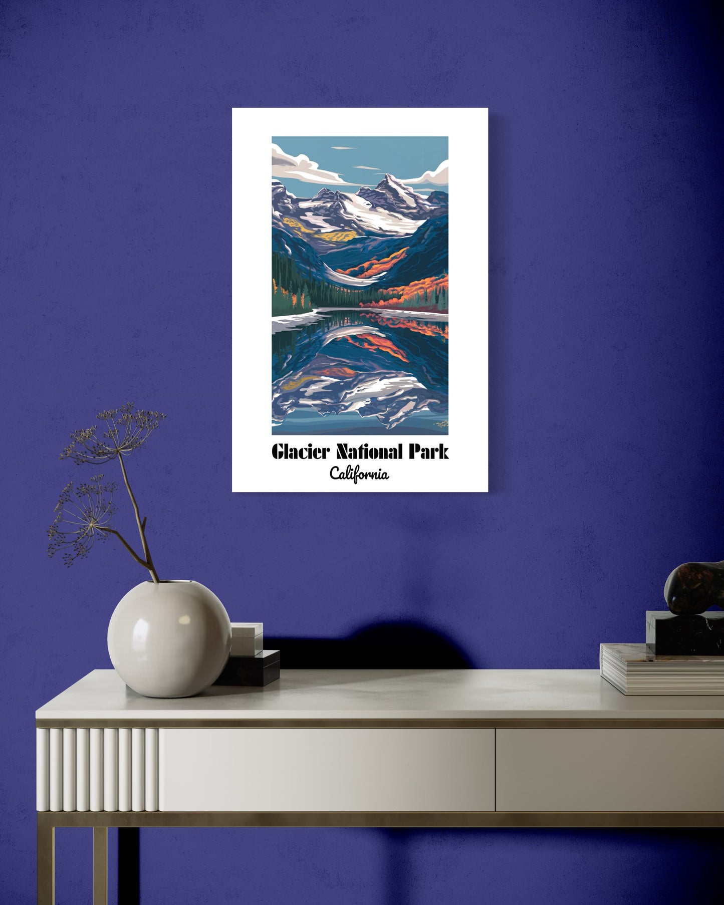 Glacier National Park - Matte Vertical Posters