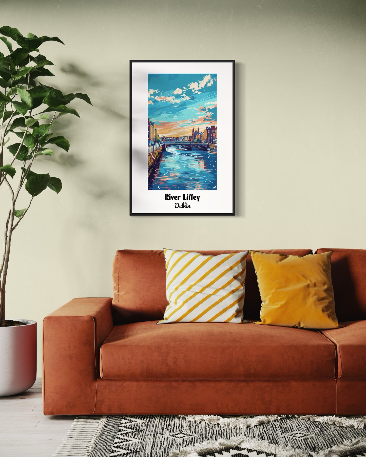 River Liffey, Dublin - Framed Posters