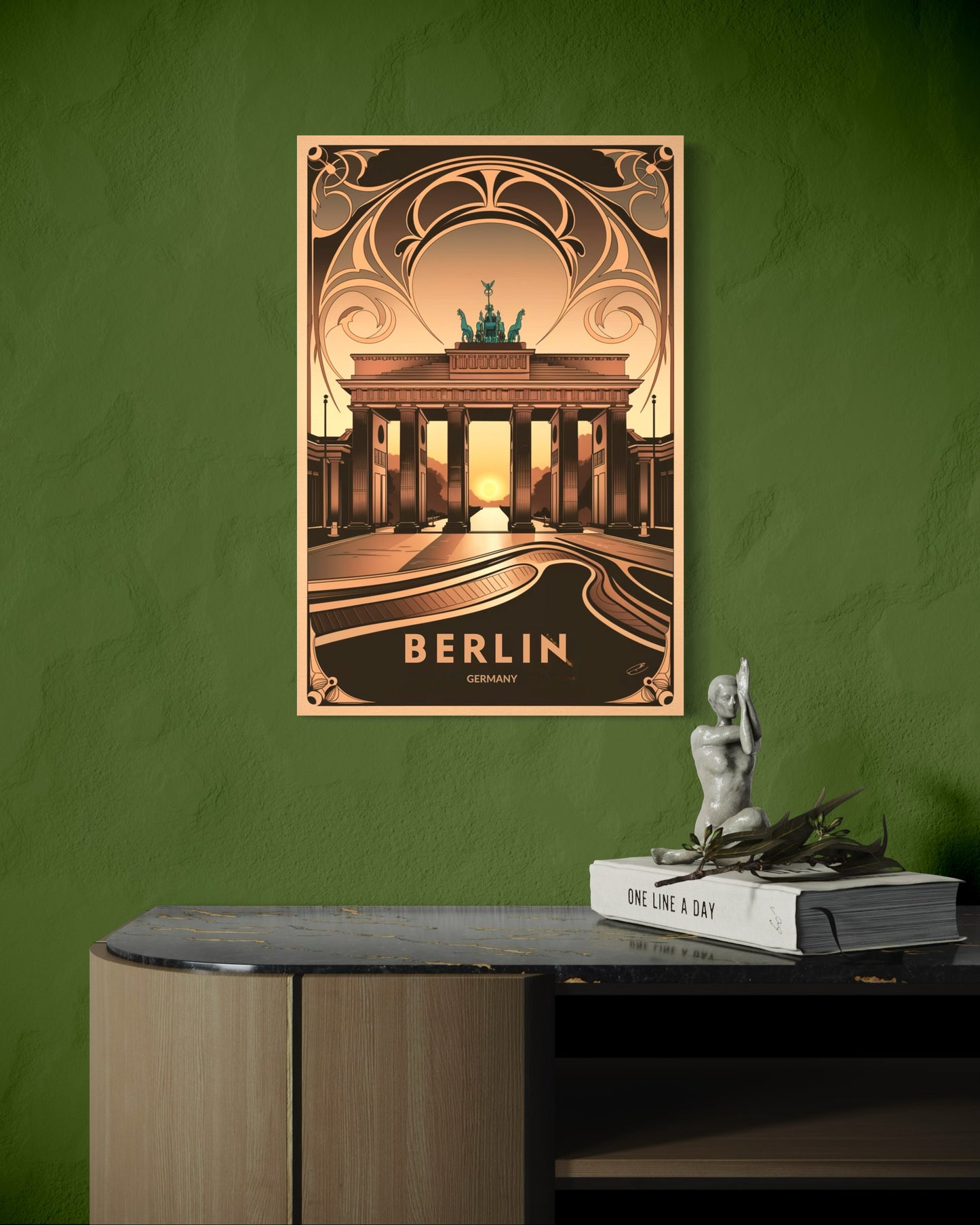 Vintage Berlin Poster - Matte Vertical Posters