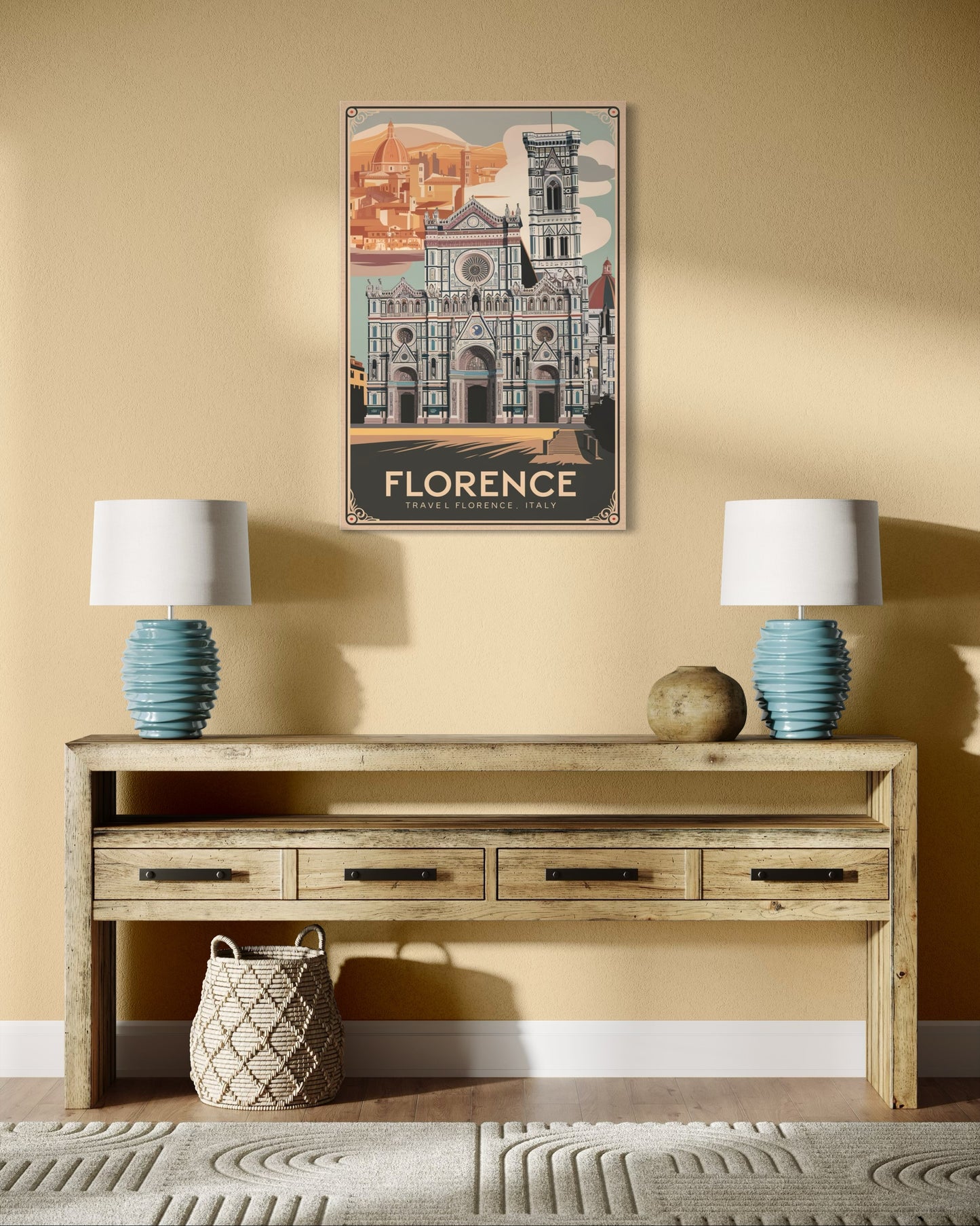 Vintage Florence Poster - Matte Vertical Posters