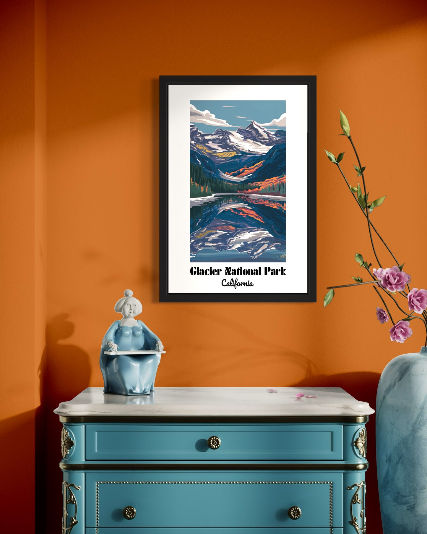 Glacier National Park, California - Framed Posters