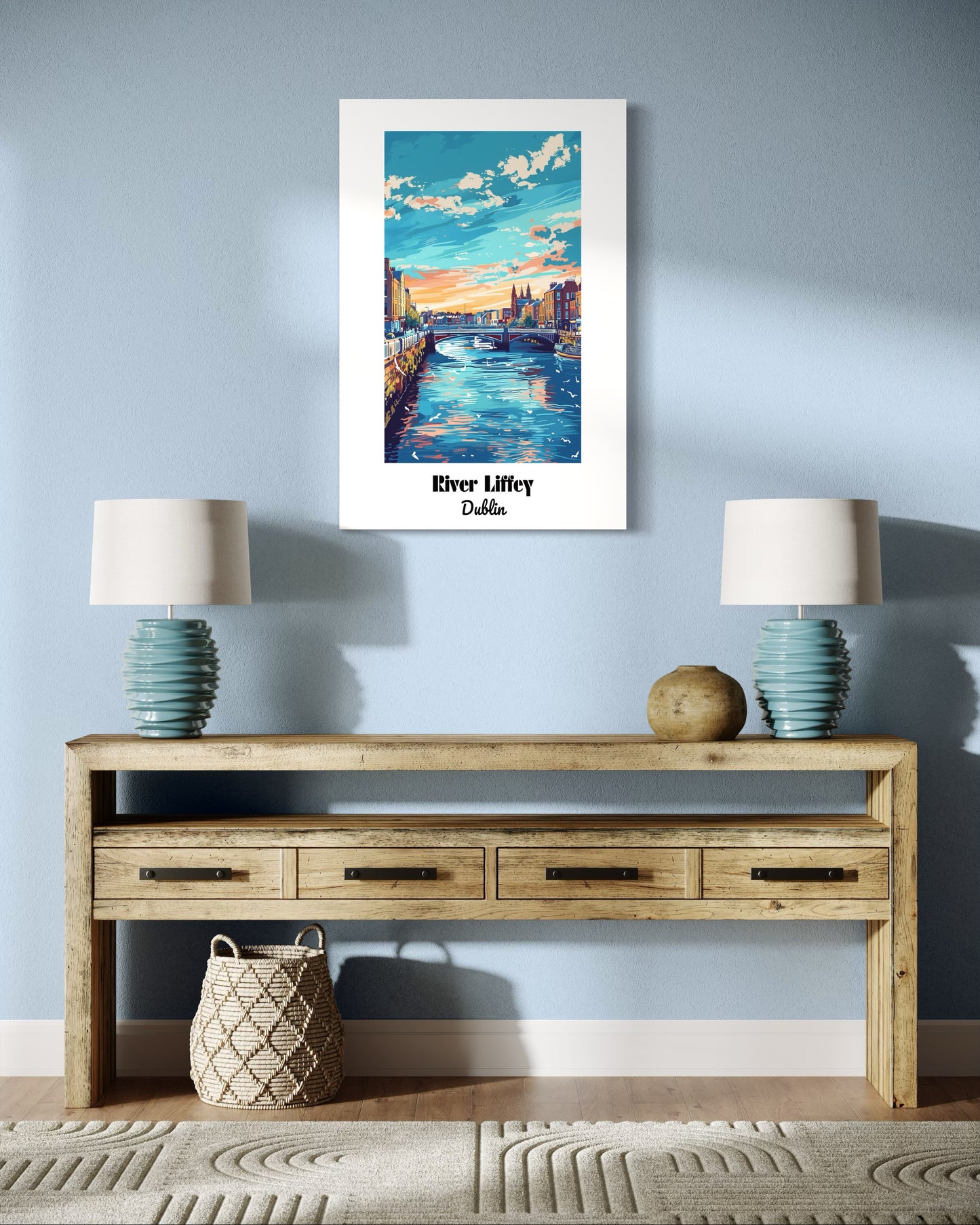 River Liffey, Dublin - Matte Vertical Posters