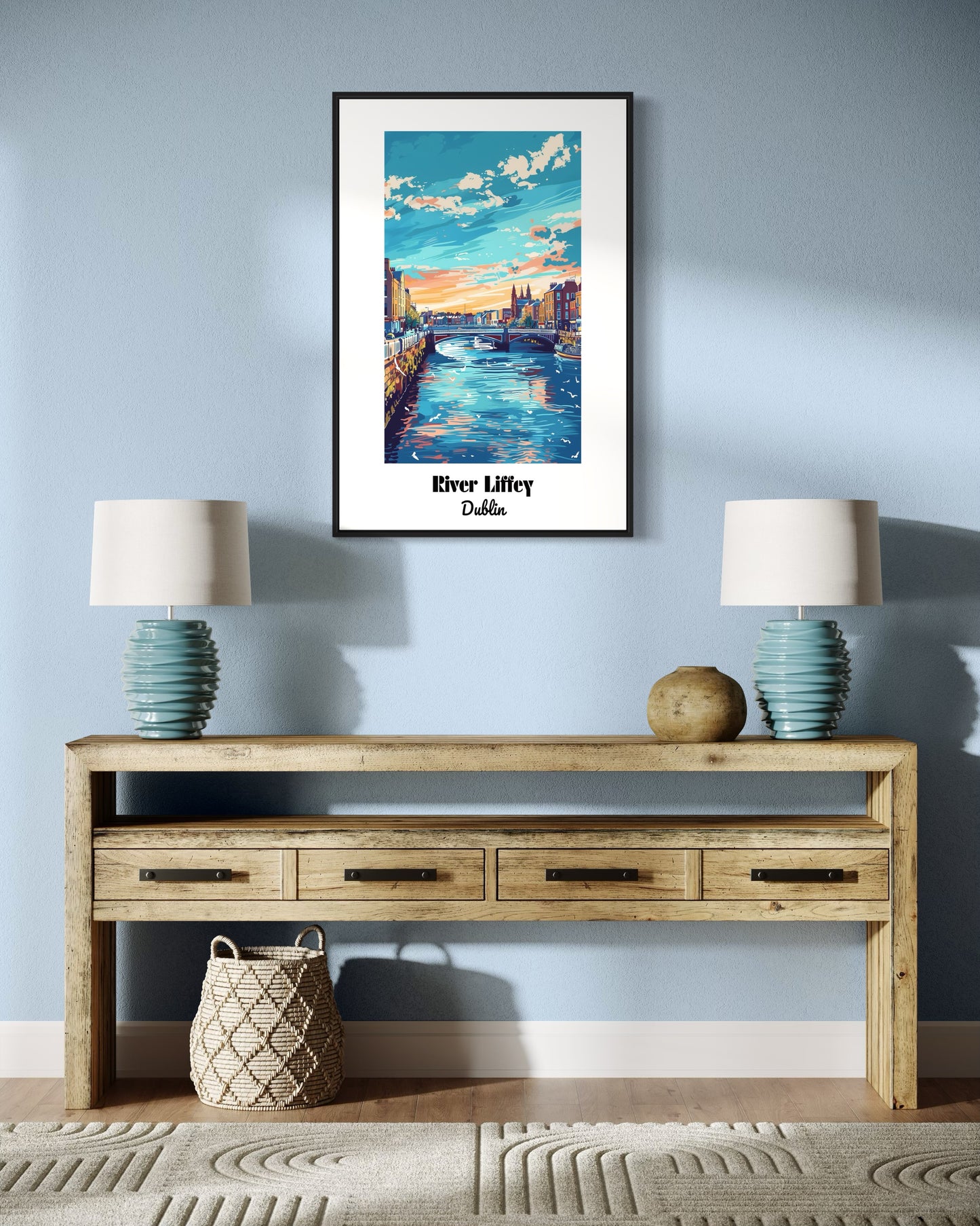 River Liffey, Dublin - Framed Posters