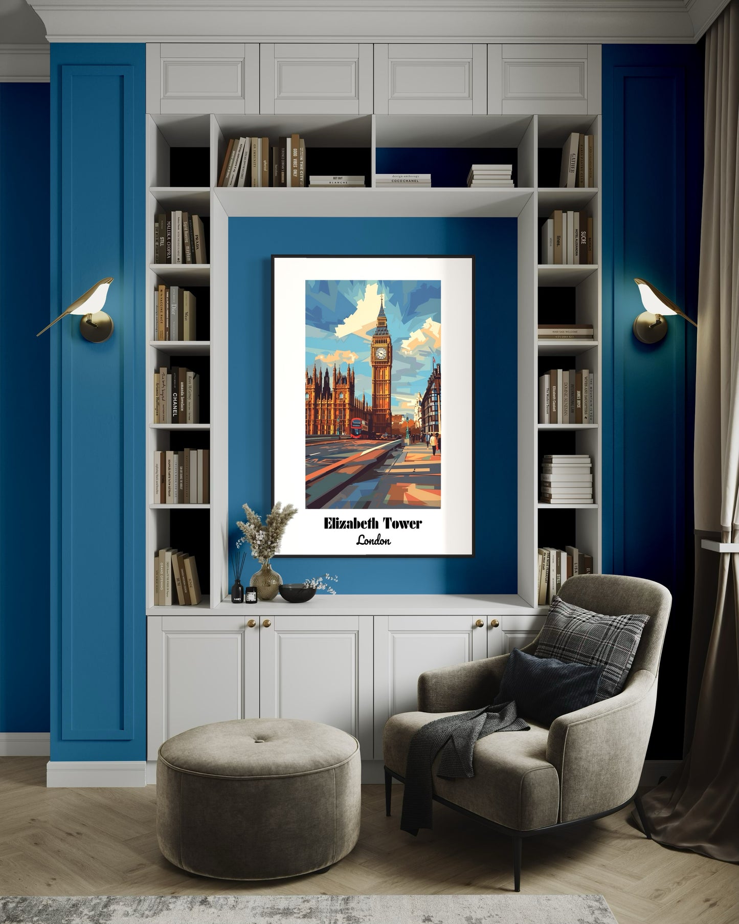 Elizabeth Tower, London - Framed Posters