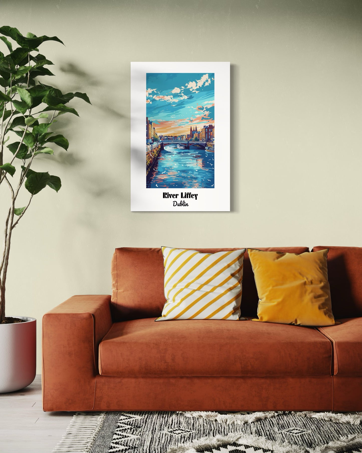 River Liffey, Dublin - Matte Vertical Posters