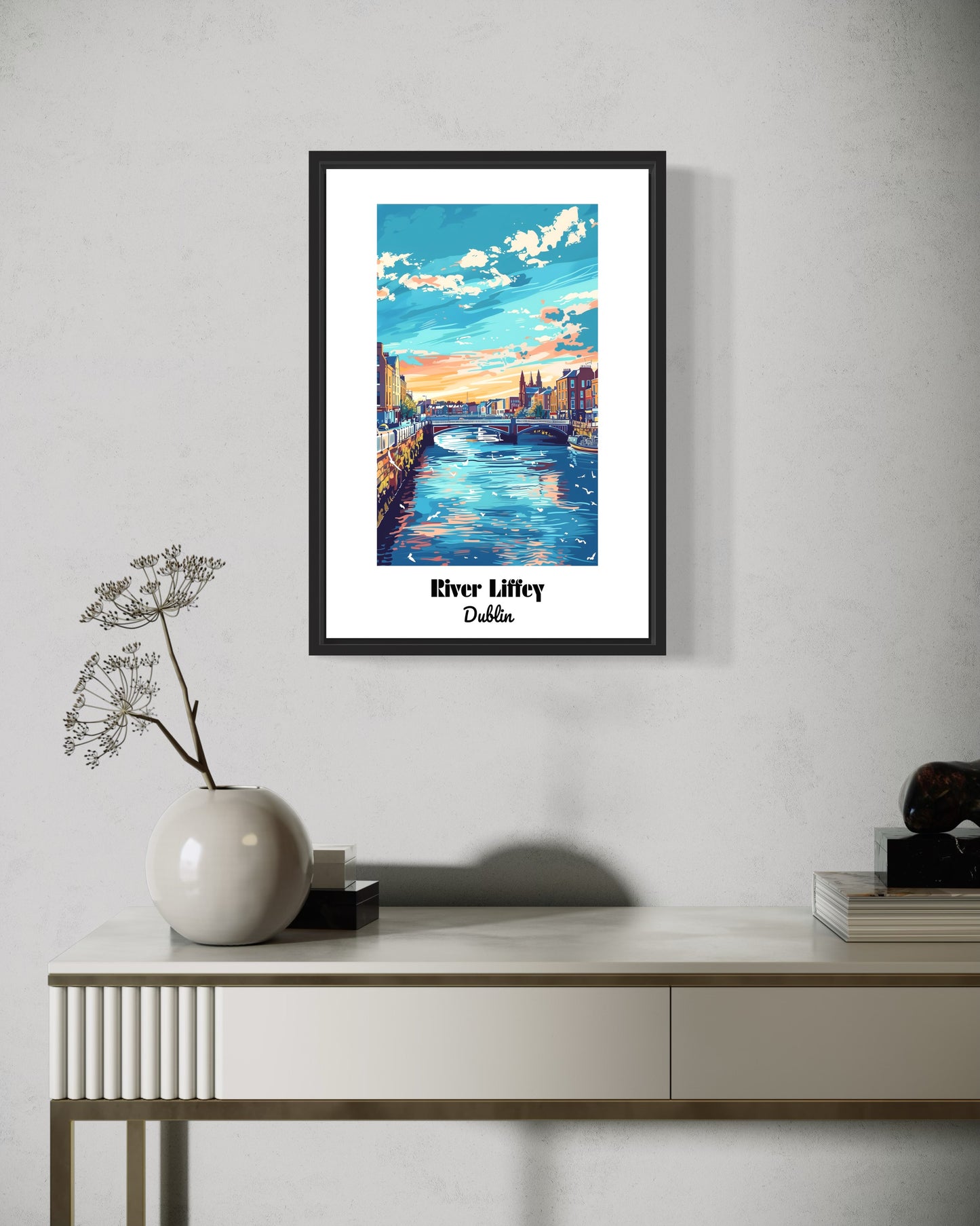 River Liffey, Dublin - Framed Posters