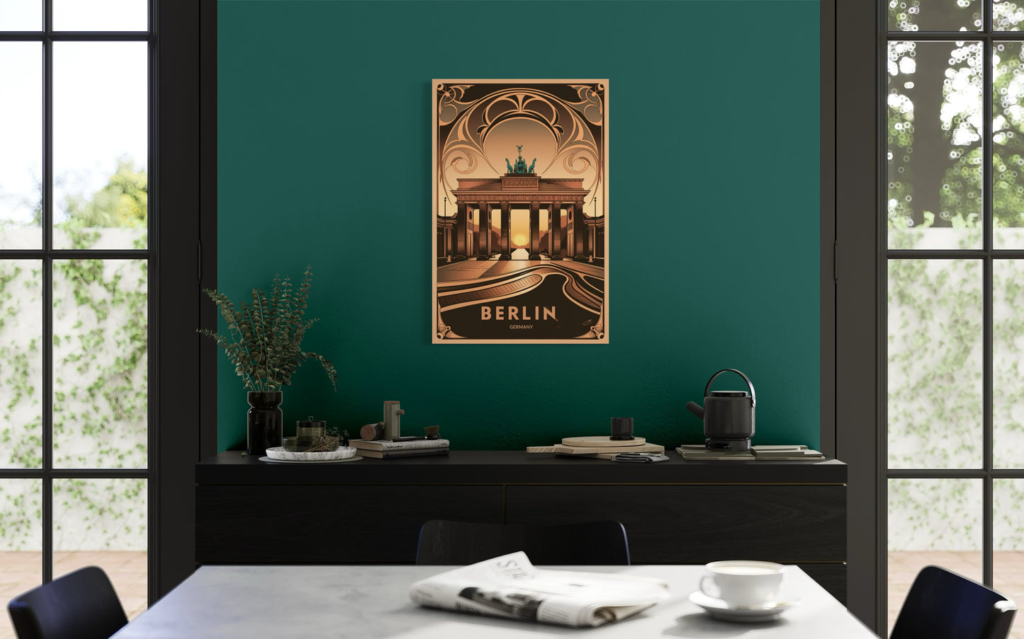 Vintage Berlin Poster - Matte Vertical Posters
