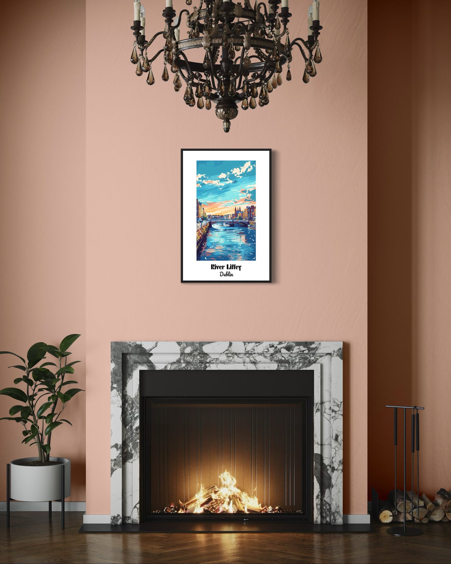 River Liffey, Dublin - Framed Posters