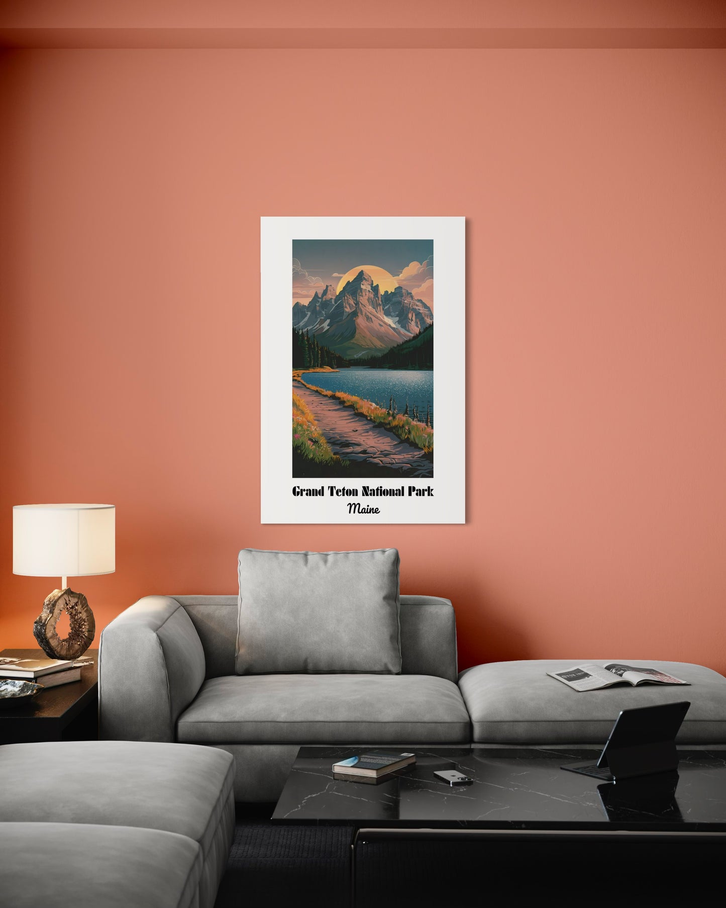 Grand Teton National Park, Maine - Framed Posters