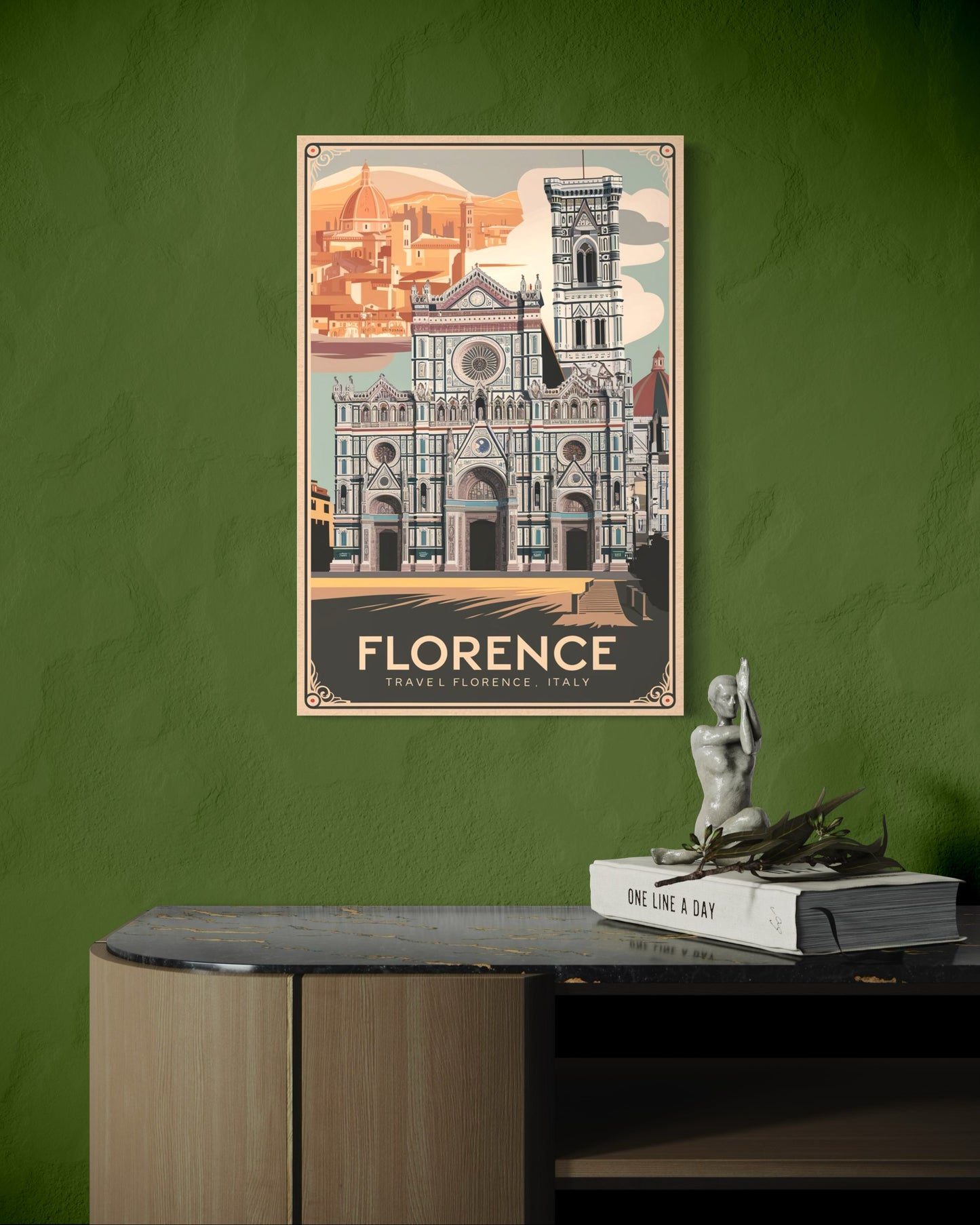 Vintage Florence Poster - Matte Vertical Posters