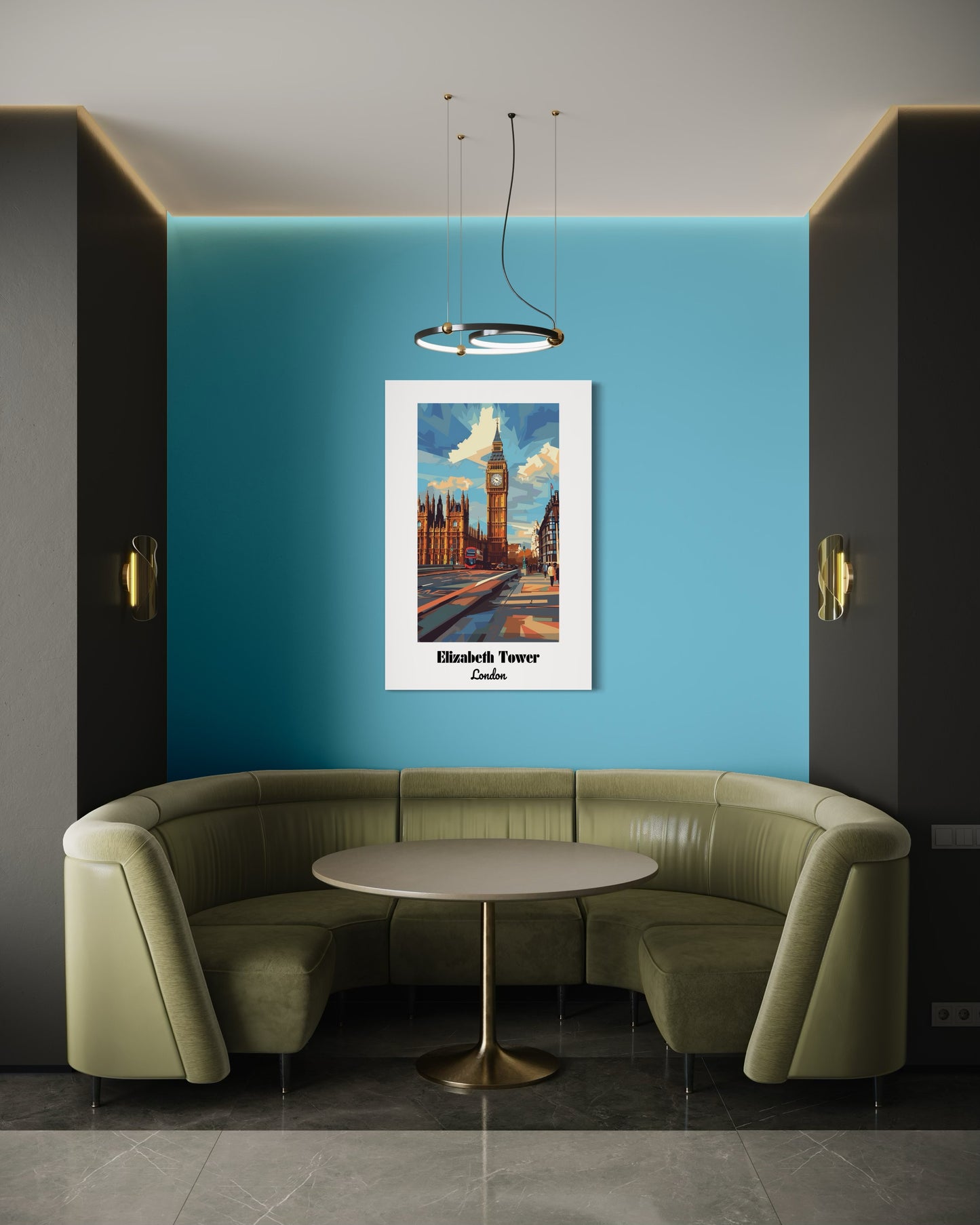 Elizabeth Tower, London - Matte Vertical Posters