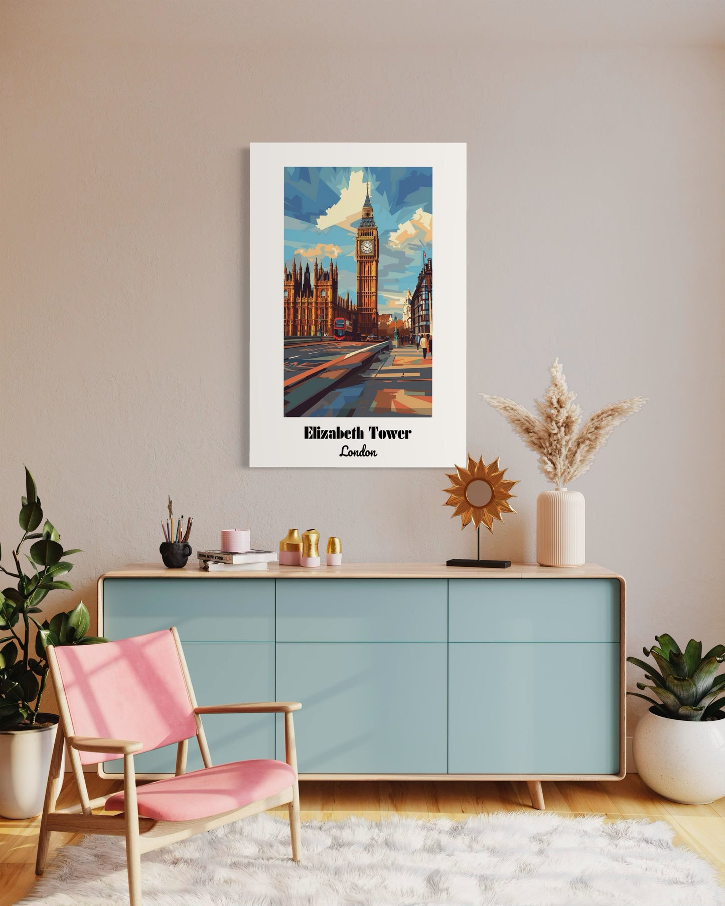 Elizabeth Tower, London - Matte Vertical Posters