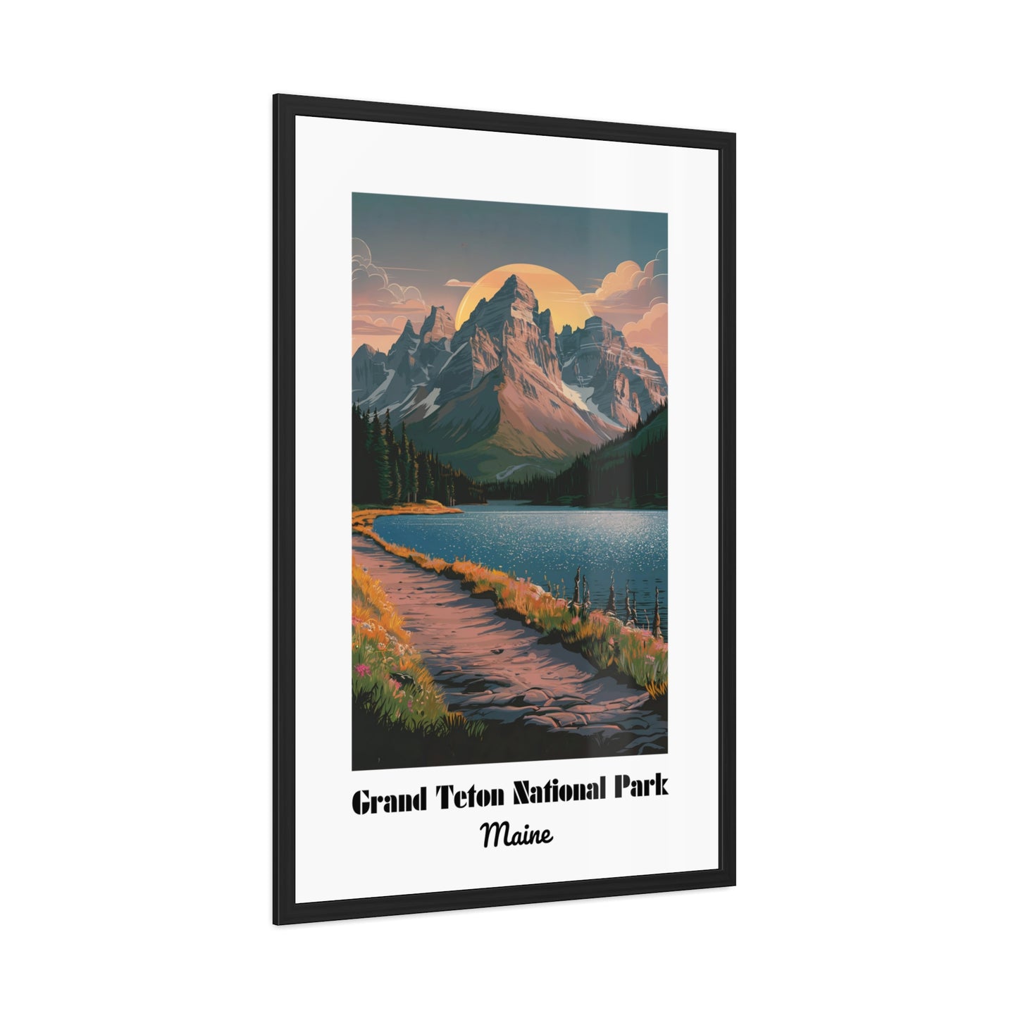 Grand Teton National Park, Maine - Framed Posters