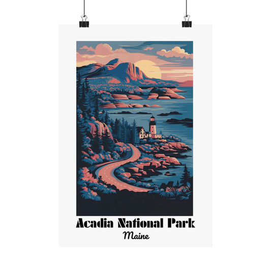 Acadia National Park - Matte Vertical Posters
