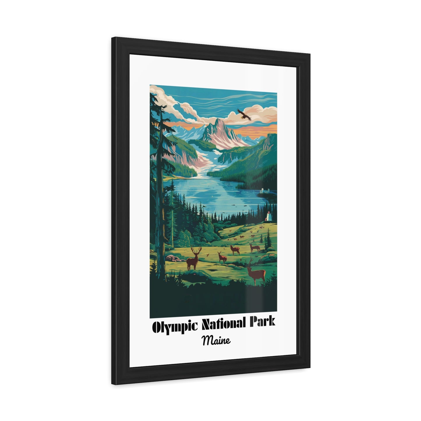 Olympic National Park, Maine - Framed Posters