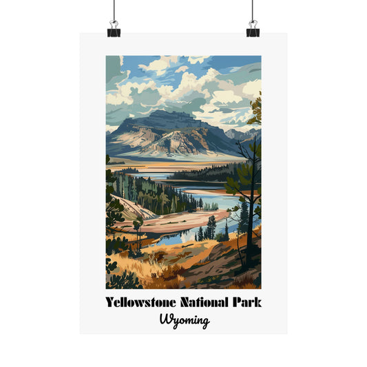 Yellowstone National Park, Wyoming - Matte Vertical Posters