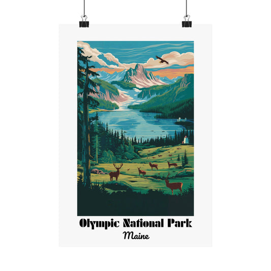 Olympic National Park - Matte Vertical Posters