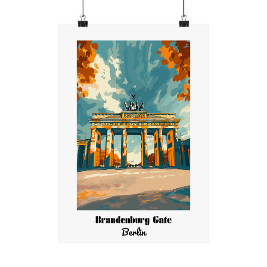 Brandenburg Gate, Berlin - Matte Vertical Posters
