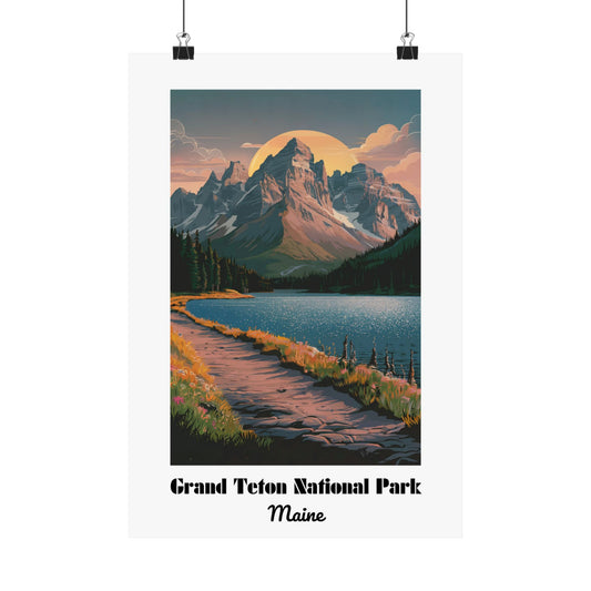 Grand Teton National Park - Matte Vertical Posters