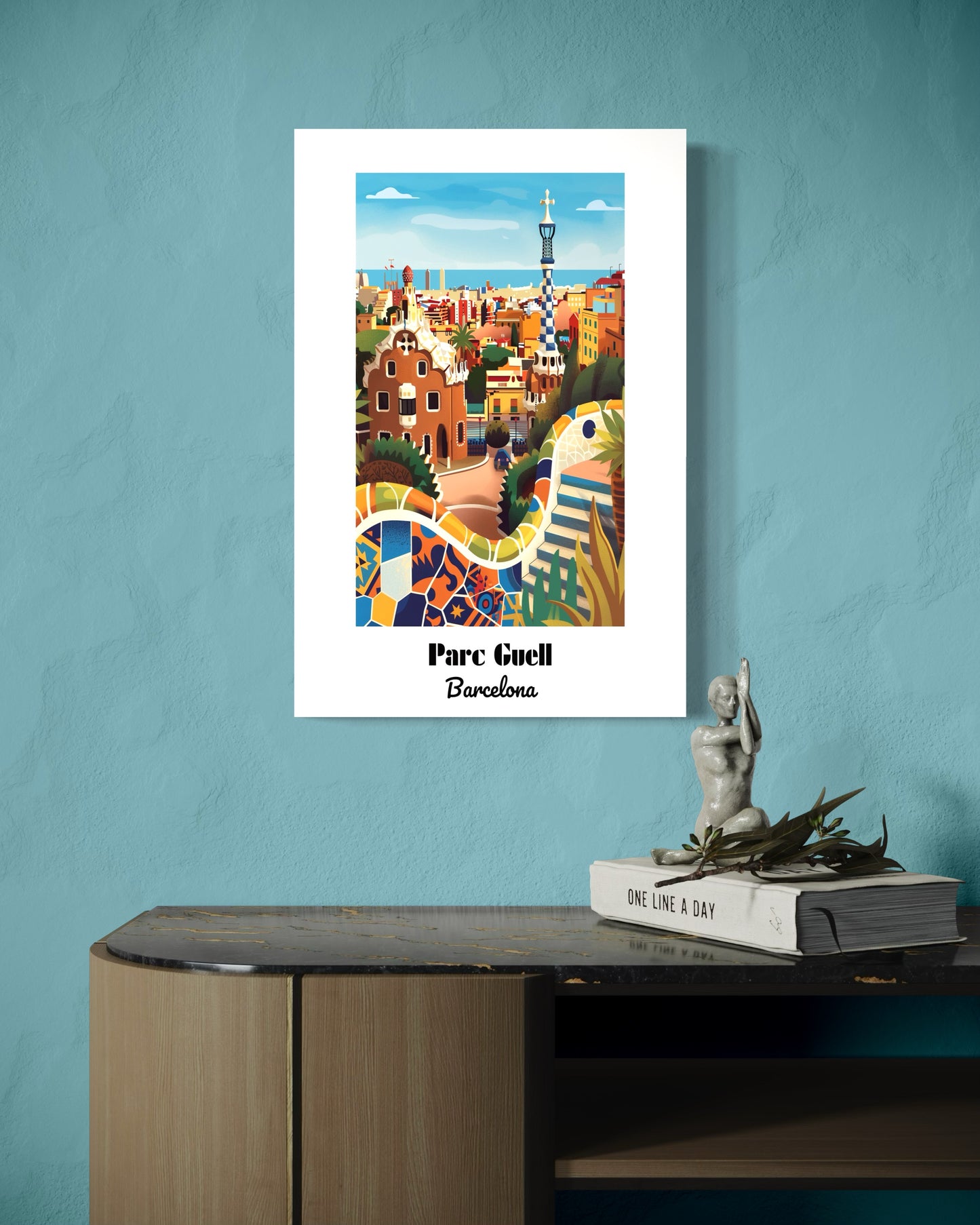 Parc Guell, Barcelona - Matte Vertical Posters