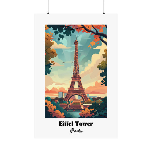 Eiffel Tower, Paris - Matte Vertical Posters
