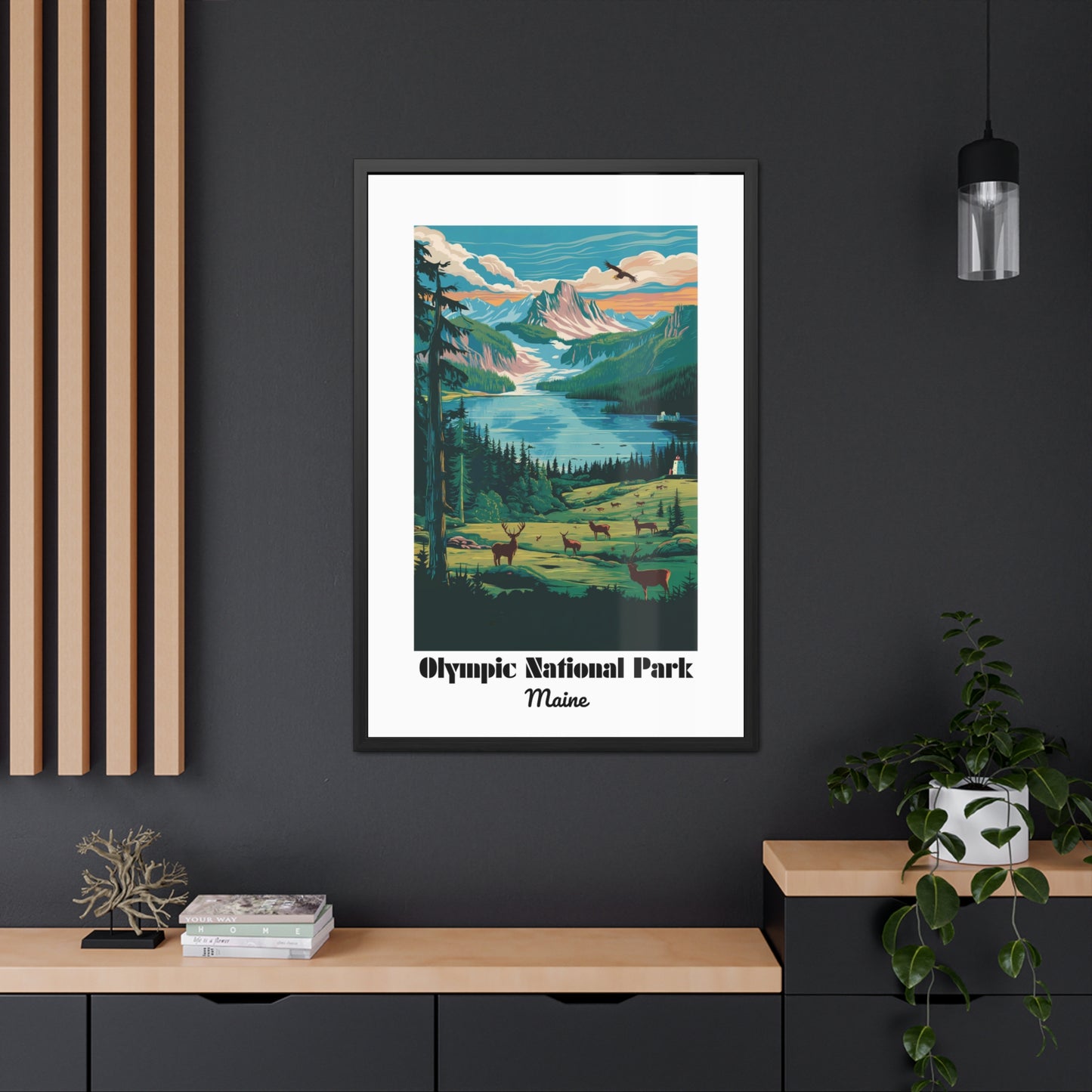 Olympic National Park, Maine - Framed Posters