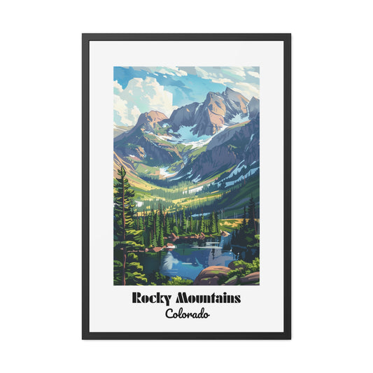 Rocky Mountains, Colorado - Framed Posters