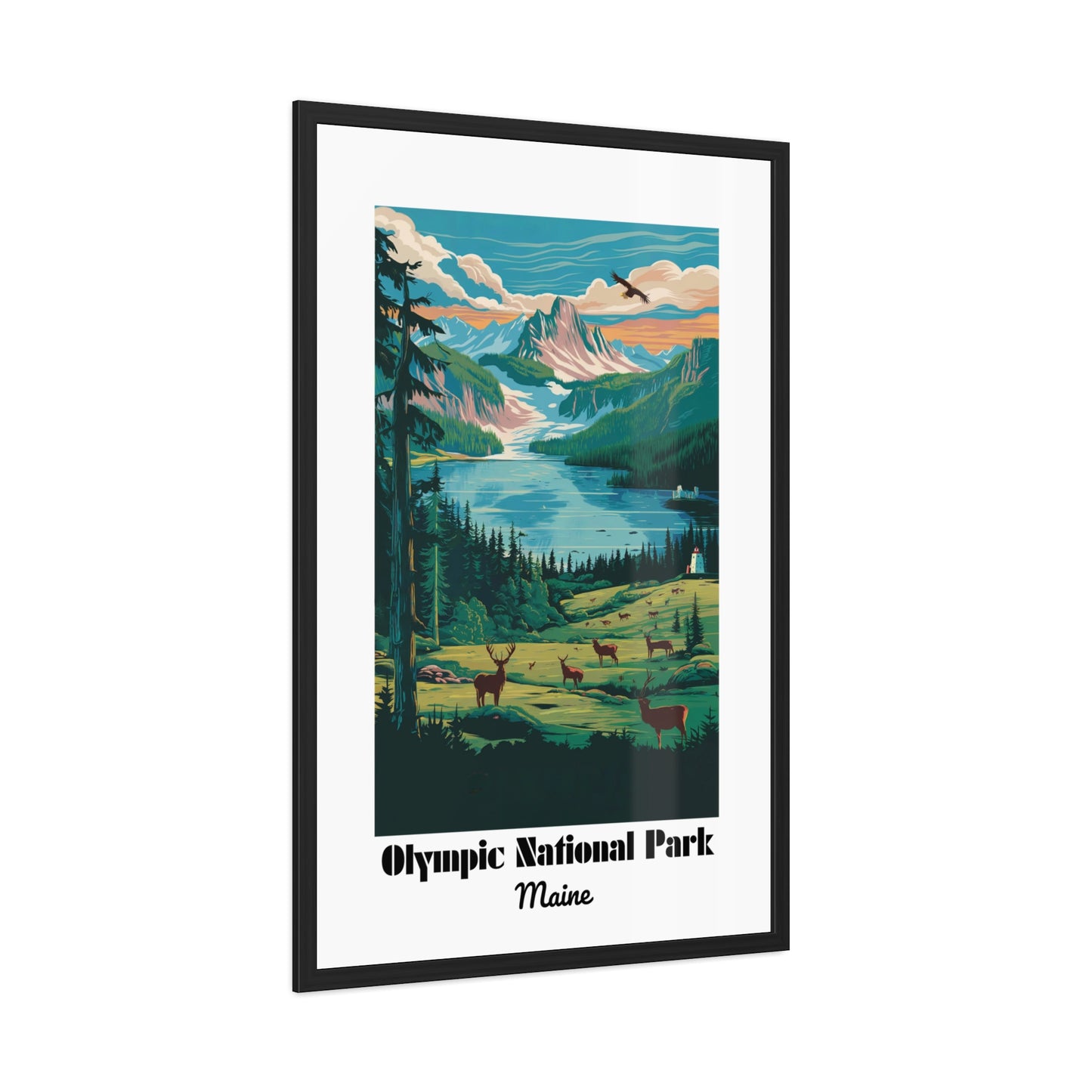 Olympic National Park, Maine - Framed Posters