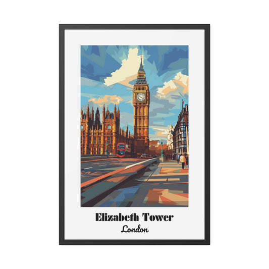 Elizabeth Tower, London - Framed Posters